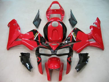 Meilleurs Carénage Moto Honda CBR600RR 2005-2006 - Rouge Noir