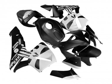 Meilleurs Kits Carénage Moto ABS Honda CBR600RR 2005-2006 - Noir Blanc