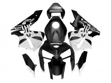 Meilleurs Kits Carénage Moto ABS Honda CBR600RR 2005-2006 - Noir Blanc