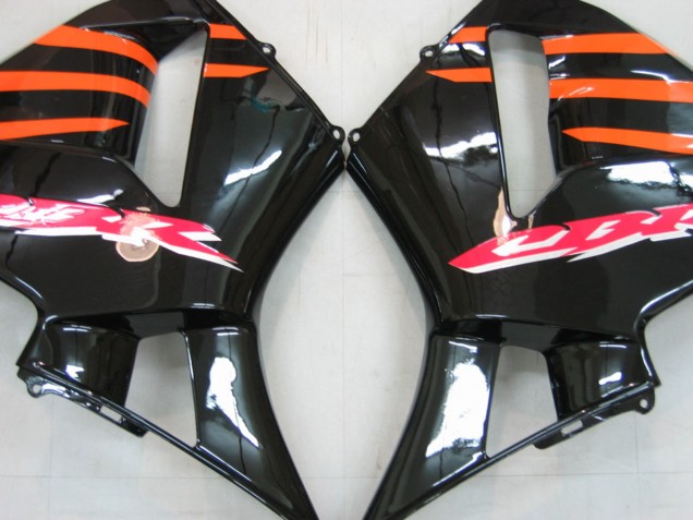 Carénages Moto Honda CBR600RR 2005-2006 - Orange Noir Argent
