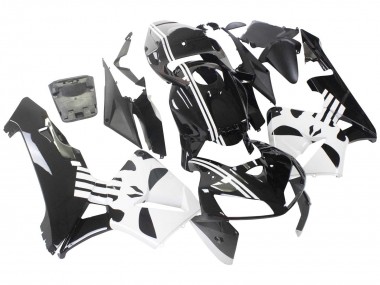 Meilleurs Carénage Moto Honda CBR600RR 2005-2006 - Noir Blanc