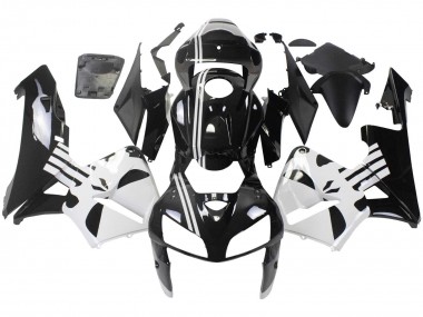 Meilleurs Carénage Moto Honda CBR600RR 2005-2006 - Noir Blanc
