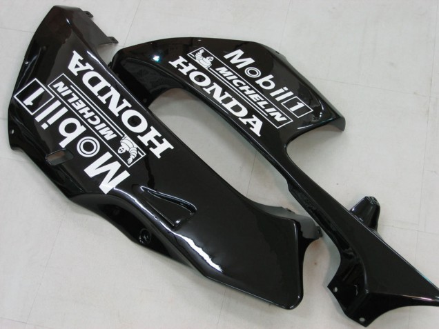 Carénages Moto Honda CBR600RR 2005-2006 - Noir Brillant Blanc West