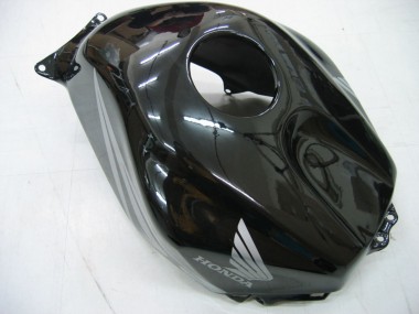 Meilleurs Carénages Moto Honda CBR600RR 2005-2006 - Noir Brillant Gris Flamme