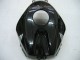 Carénages Moto Honda CBR600RR 2005-2006 - Noir Brillant Gris Flamme
