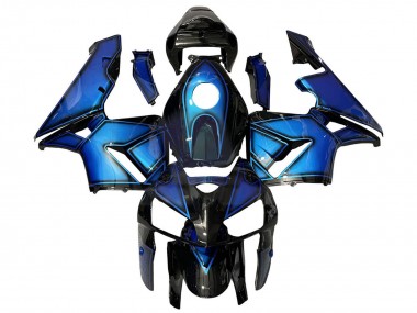 Meilleurs Carénages Moto Honda CBR600RR 2005-2006 - Bleu Noir