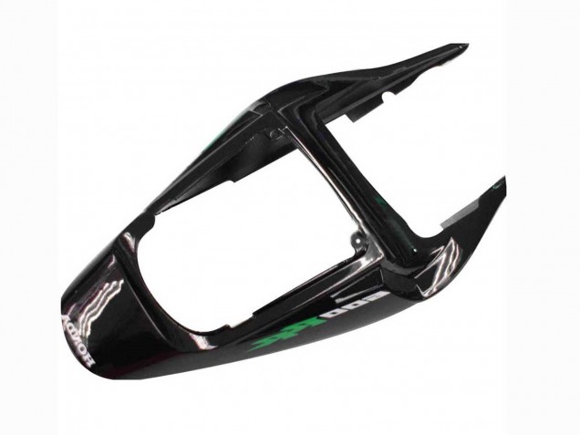 Carénages Moto Honda CBR600RR 2005-2006 - Noir Brillant Vert Flamme