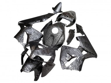Meilleurs Carénages Moto Honda CBR600RR 2005-2006 - Noir Fibre de Carbone Forgée