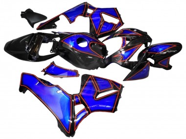 Meilleurs Carénages Moto Honda CBR600RR 2005-2006 - Bleu Noir Rouge Doubler