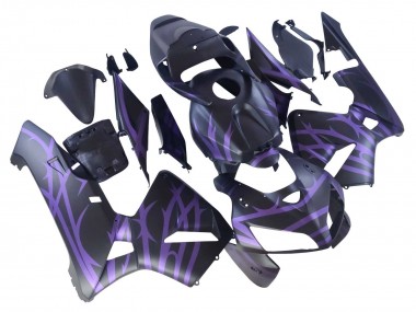 Meilleurs Carénages Moto Honda CBR600RR 2005-2006 - Noir Mat Violet