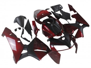 Meilleurs Carénages Moto Honda CBR600RR 2005-2006 - Rouge Noir