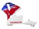 Carénages Moto Honda CBR600RR 2005-2006 - Blanc Bleu Rouge