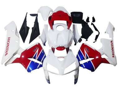 Meilleurs Carénages Moto Honda CBR600RR 2005-2006 - Blanc Bleu Rouge