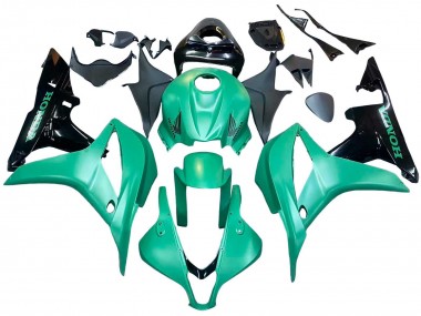 Meilleurs Kits Carénage Moto ABS Honda CBR600RR 2007-2008 - Vert Noir Brillant
