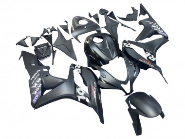 Meilleurs Carénage Moto Honda CBR600RR 2007-2008 - Noir Mat Blanc Repsol