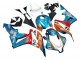 Carénages Moto Honda CBR600RR 2007-2008 - Orange Blanc Rouge Bleu Repsol