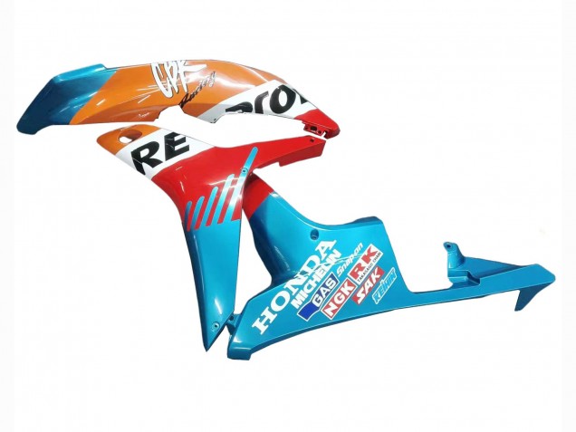 Carénages Moto Honda CBR600RR 2007-2008 - Orange Blanc Rouge Bleu Repsol