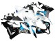 Carénages Moto Honda CBR600RR 2007-2008 - Blanc Bleu Clair Noir Brillant