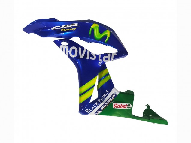 Carénages Moto Honda CBR600RR 2007-2008 - Bleu Vert MoviStar Castrol
