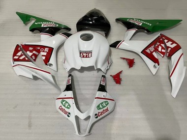 Meilleurs Carénages Moto Honda CBR600RR 2007-2008 - Blanc Vert Rouge Castrol