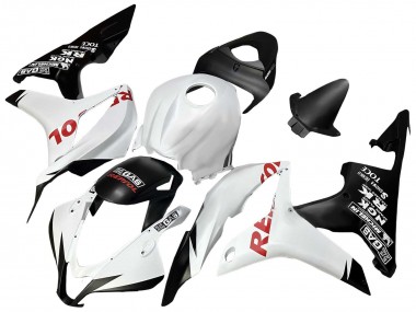 Meilleurs Carénages Moto Honda CBR600RR 2007-2008 - Blanc Noir Mat Rouge Repsol