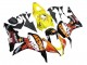 Carénages Moto Honda CBR600RR 2007-2008 - Jaune Orange Noir Brillant Rossi Repsol