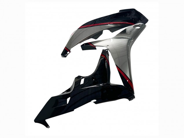 Carénages Moto Honda CBR600RR 2007-2008 - Argent Rouge Noir Brillant