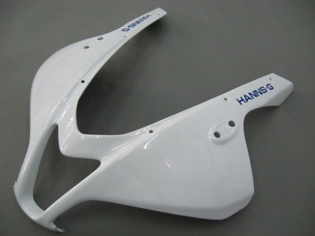 Carénages Moto Honda CBR600RR 2007-2008 - Blanc Vert Jaune Noir Brillant Hannspree
