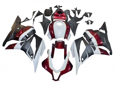Meilleurs Carénages Moto Honda CBR600RR 2009-2012 - Blanc Rouge Noir Mat