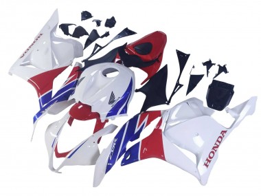 Meilleurs Carénages Moto Honda CBR600RR 2009-2012 - Blanc Rouge Bleu