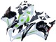 Carénages Moto Honda CBR600RR 2009-2012 - Blanc Vert Noir Brillant Hannspree