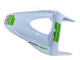 Carénages Moto Honda CBR600RR 2009-2012 - Blanc Vert Noir Brillant Hannspree