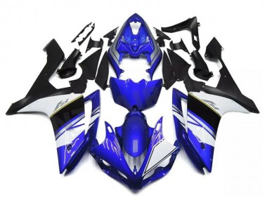 Meilleurs Carénages Moto Yamaha YZF R1 2004-2006 - Bleu Blanc Noir