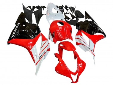 Meilleurs Carénage Moto Honda CBR600RR 2009-2012 - Blanc Rouge Noir Brillant
