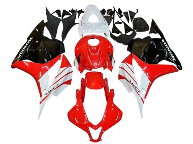 Meilleurs Carénage Moto Honda CBR600RR 2009-2012 - Blanc Rouge Noir Brillant