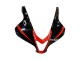 Carénages Moto Honda CBR600RR 2009-2012 - Rouge Noir Brillant Noir Mat Bande