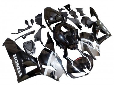 Meilleurs Carénages Moto Honda CBR600RR 2013-2023 - Argent Noir Brillant