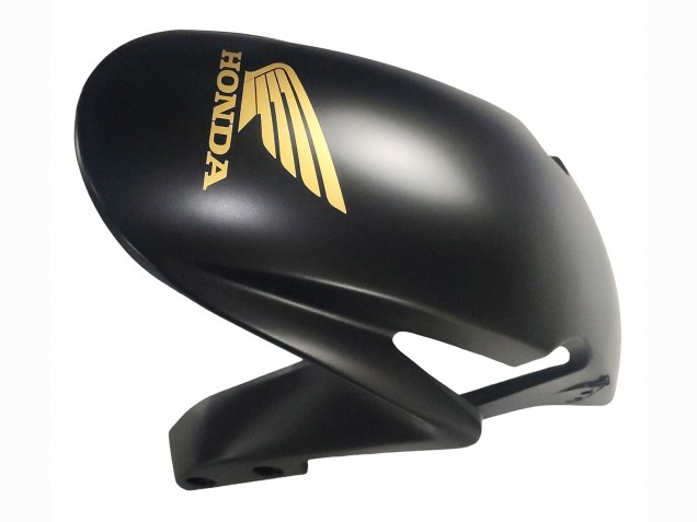 Carénages Moto Honda CBR600RR 2013-2023 - Noir Mat Or Décalque