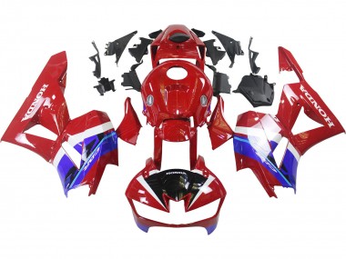 Meilleurs Carénages Moto Honda CBR600RR 2013-2023 - Rouge Bleu