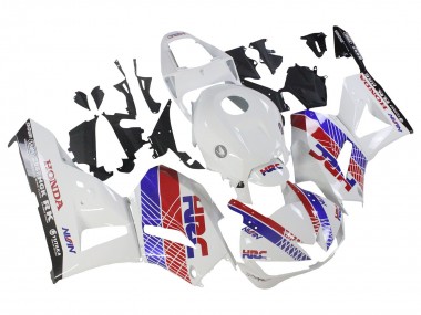 Meilleurs Carénage Moto Honda CBR600RR 2013-2023 - Blanc Rouge Bleu HRC