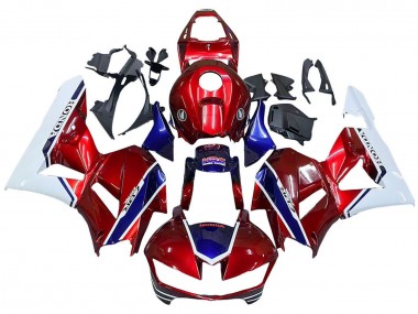 Meilleurs Carénages Moto Honda CBR600RR 2013-2023 - Blanc Rouge Bleu HRC
