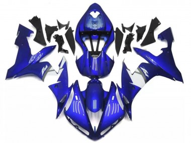 Meilleurs Carénages Moto Yamaha YZF R1 2009-2011 - Bleu Blanc