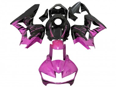 Meilleurs Carénages Moto Honda CBR600RR 2013-2023 - Rose Noir Brillant