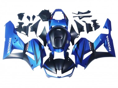 Meilleurs Carénages Moto Honda CBR600RR 2013-2023 - Bleu Noir Mat Courses
