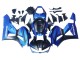 Carénages Moto Honda CBR600RR 2013-2023 - Bleu Noir Mat Courses