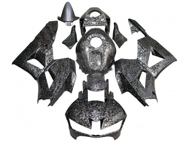 Carénages Moto Honda CBR600RR 2013-2023 - Noir Fibre de Carbone Forgée
