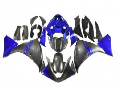 Meilleurs Carénages Moto Yamaha YZF R1 2009-2011 - Bleu Gris