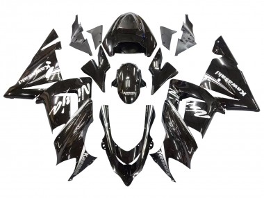 Meilleurs Carénages Moto Kawasaki ZX10R 2004-2005 - Noir Brillant Ninja