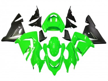 Meilleurs Carénages Moto Kawasaki ZX10R 2004-2005 - Vert Noir Ninja