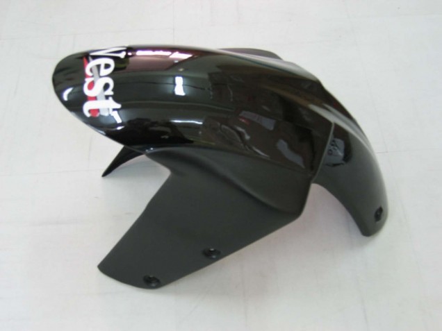 Carénages Moto Kawasaki ZX10R 2004-2005 - Blanc Noir West Ninja